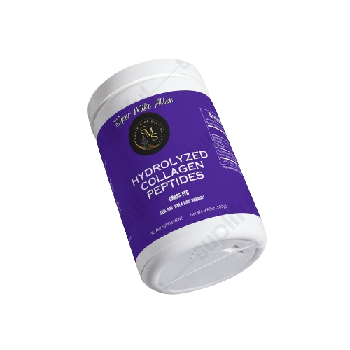 Grass-Fed Hydrolyzed Collagen Peptides Jar tilted